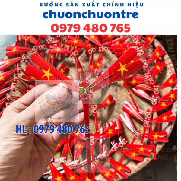 chuồn 12cm vẽ cờ