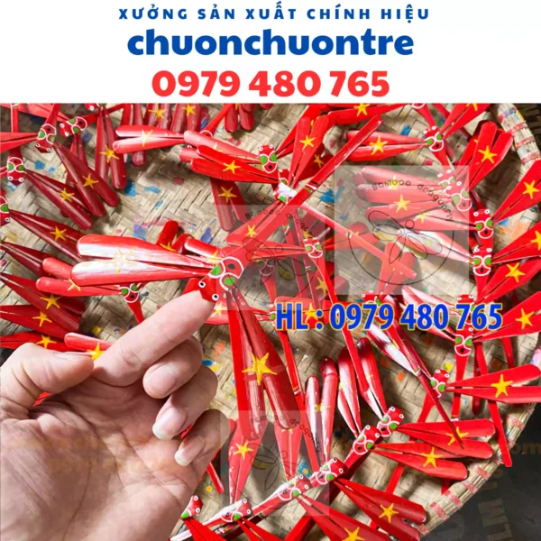 chuồn 12cm vẽ cờ