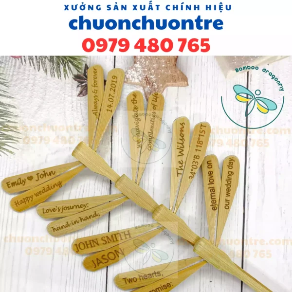 chuồn 12cm khắc chữ