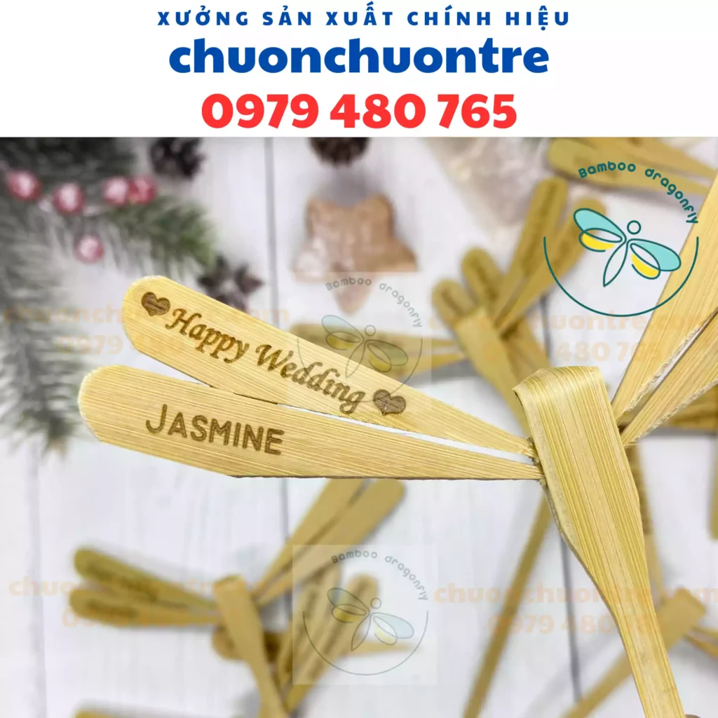 chuồn 12cm khắc chữ